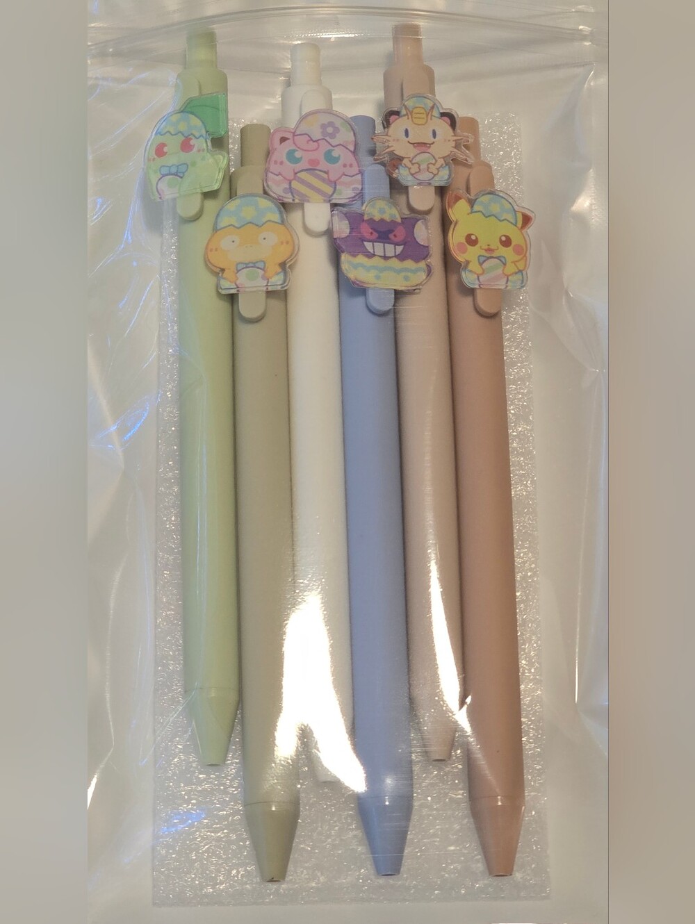 Pokemon Pastel Gel Pen 6Pck